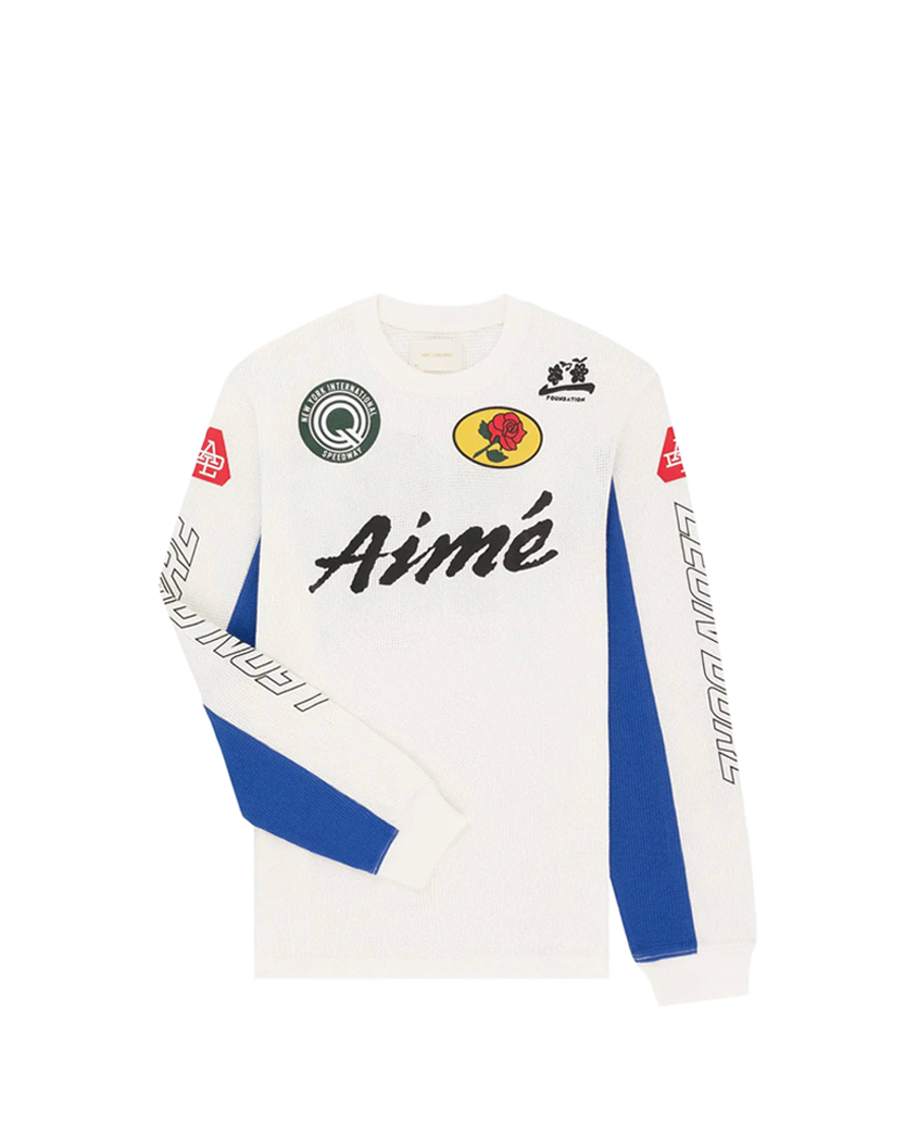 Aime Leon Dore Mesh Moto Long-Sleeve Tee Pristine