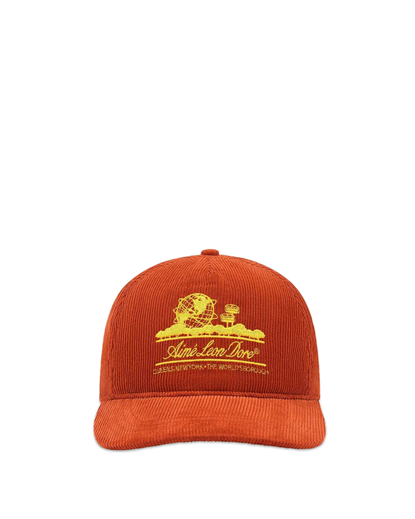 Aime Leon Dore Corduroy Unisphere Hat Rust