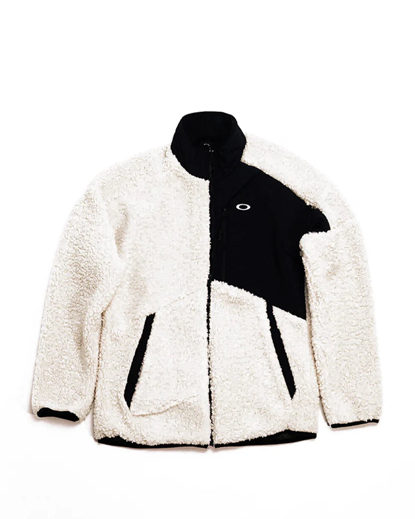 Oakley Vintage Polar Fleece Jacket White