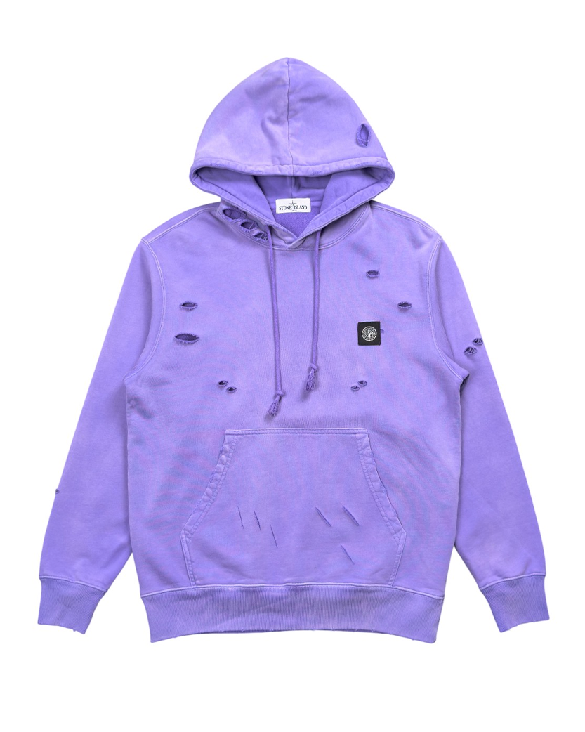 SI Vintage Hole Hoodie Purple SI0213-PR