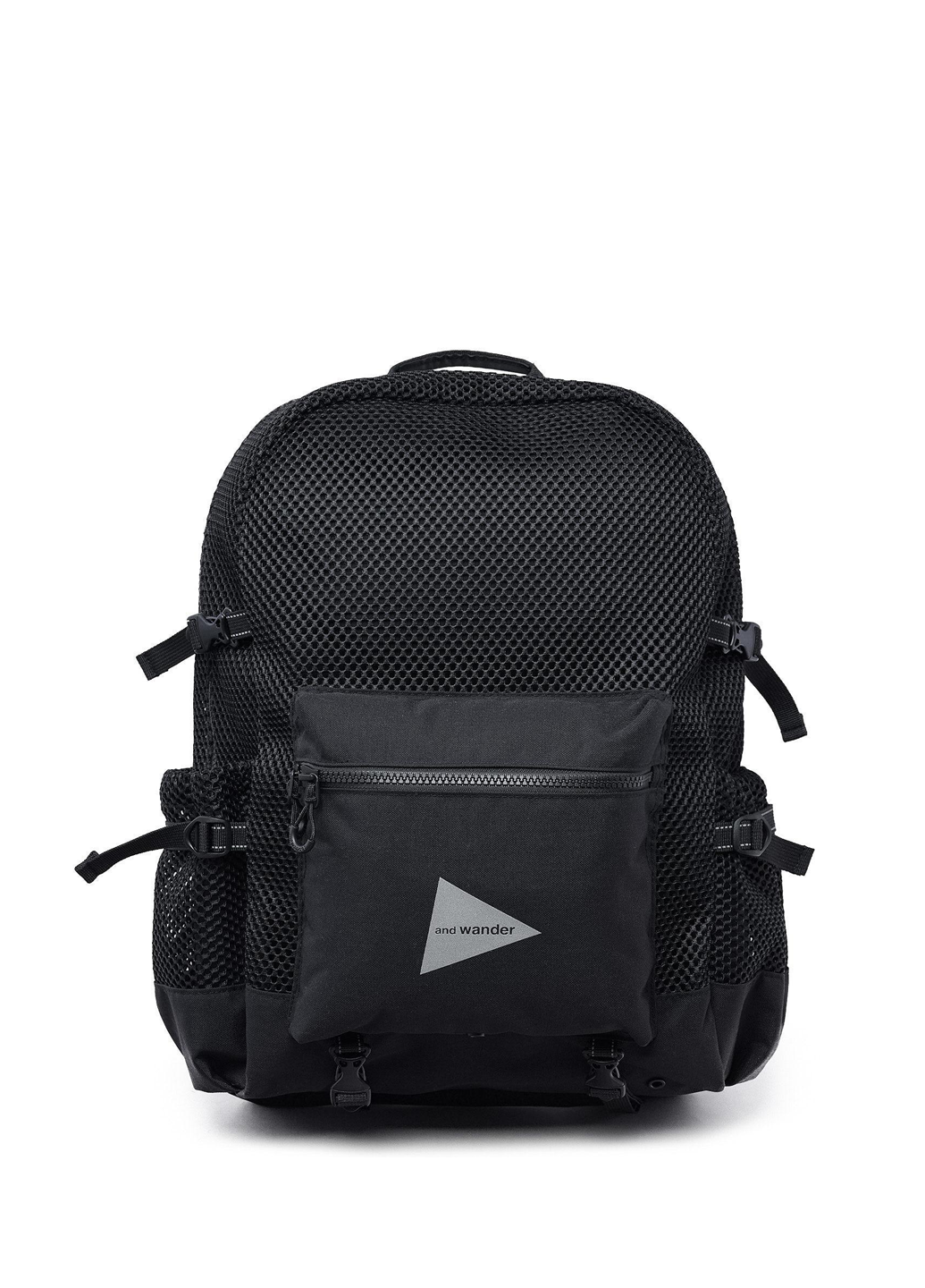 And Wander 3D Mesh Backpack Black
