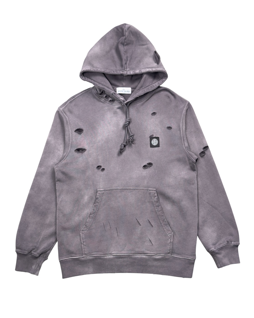 SI Vintage Hole Hoodie Black SI0213-BK