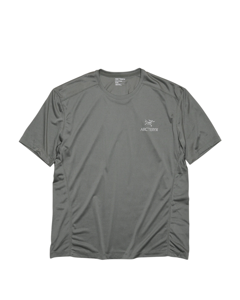 Arc'teryx Motus Arcword Crew SS T-Shirt Grey Logo Green