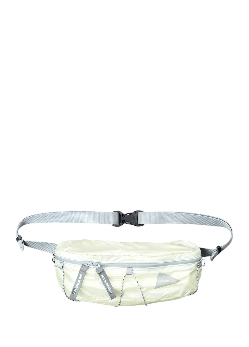 And Wander Nylon Waterproof Shoulder Bag White