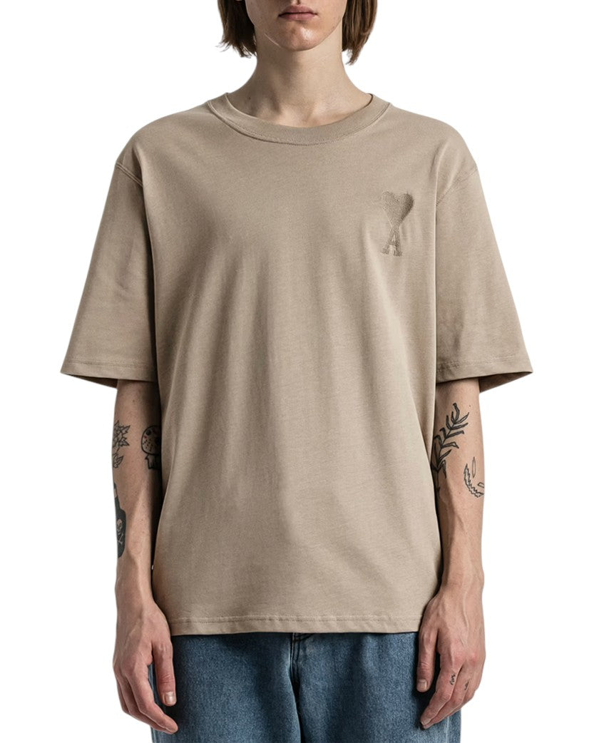 AMI ALEXANDRE MATTIUSSI Ami de Coeur T-Shirt Beige