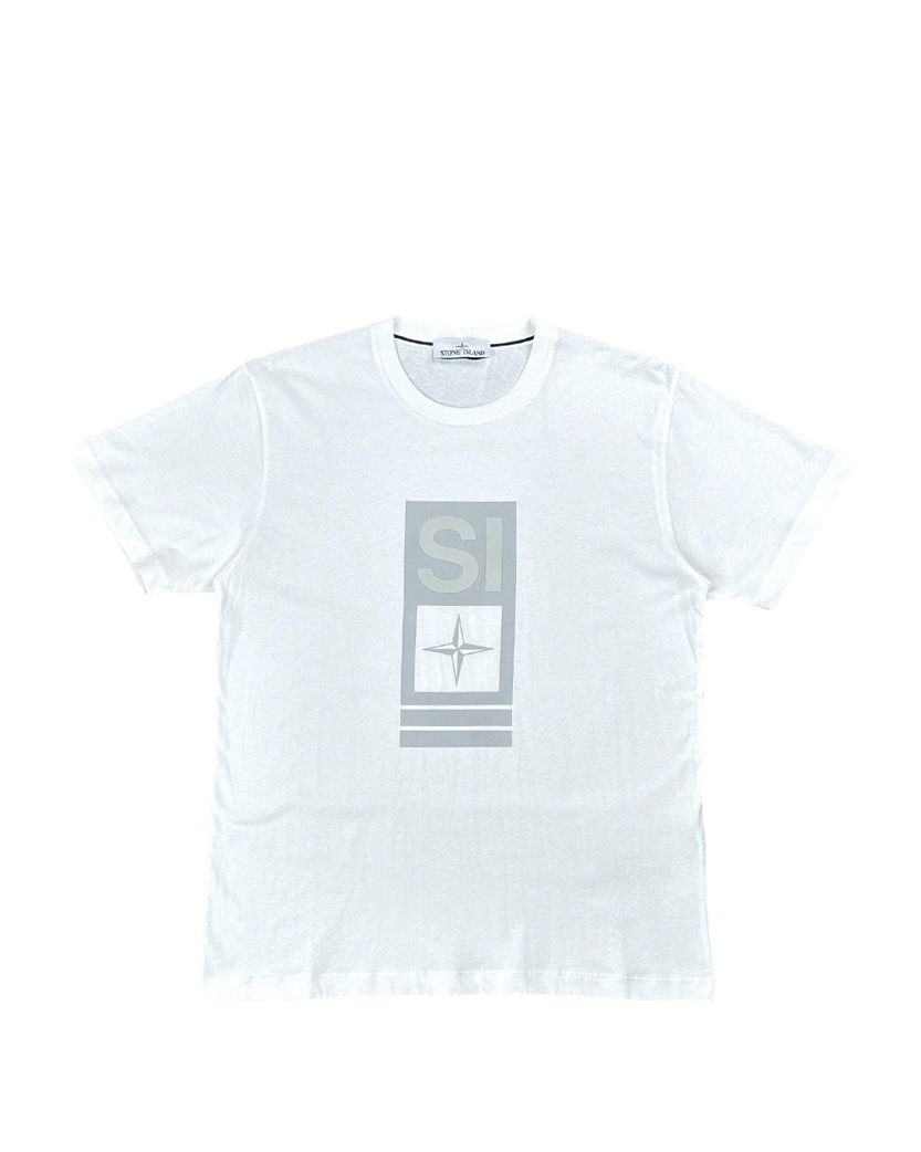 2NS92 Abbreviation One Print T-Shirt White SI0162-WT