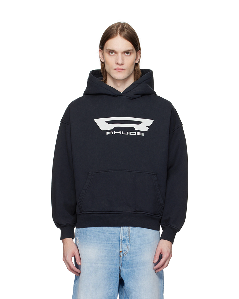 Rhude Campione Hoodie Vintage Black
