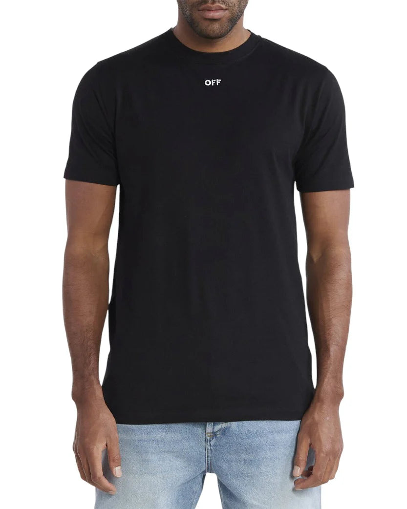 OFF-WHITE Arrow Embroidered Skate T-Shirt Black