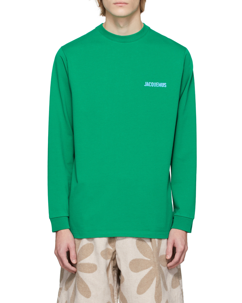 Jacquemus Green 'Le T-Shirt Gelo' Long Sleeve T-Shirt