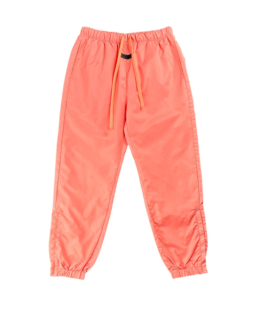 Fear Of God Essentials Nylon Track Pants With Logo Coral
