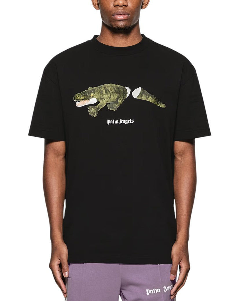 Palm Angels Croco T-Shirt Black