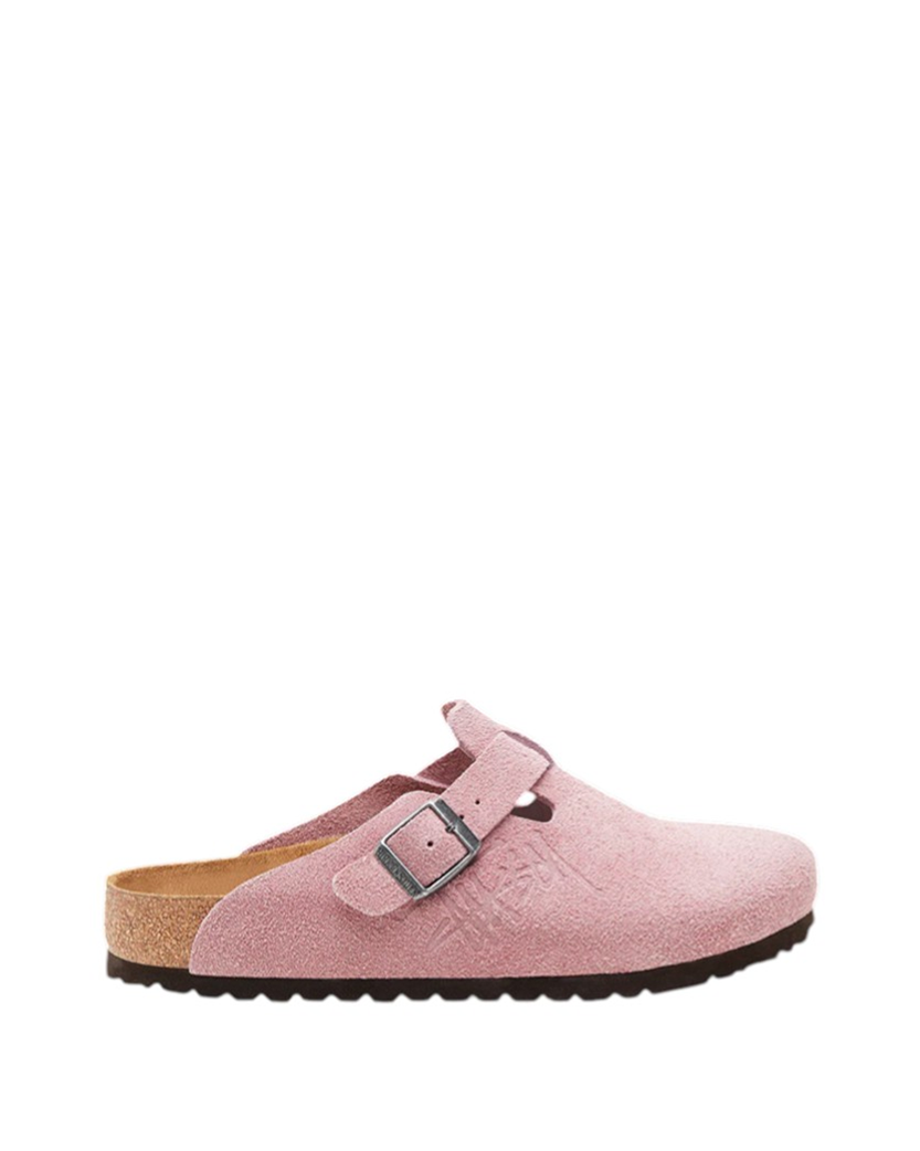 Birkenstock x Stussy Boston Suede Dusty Pink