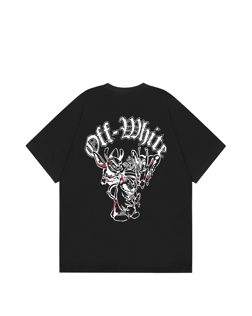 Off-White Graphic Print T-Shirt Black