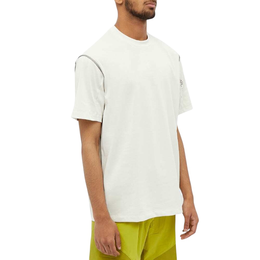 Arcteryx System A Copal Bird Pocket Tee White