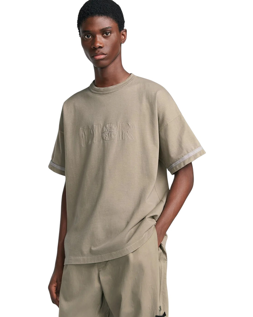 SI x Dior Cotton Jersey T-Shirt Brown SI0216-BN