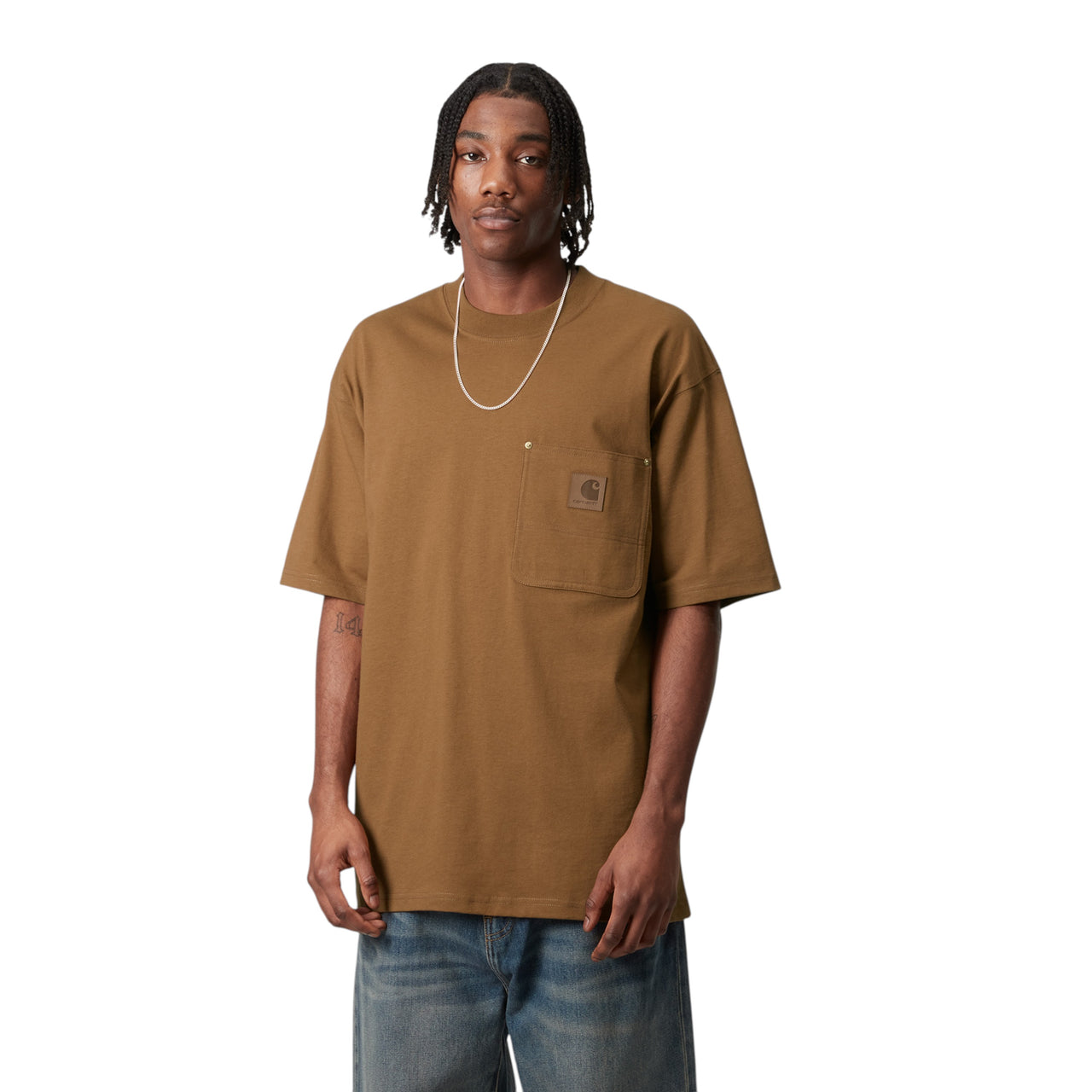 Carhartt WIP S/S Eldon Pocket Tee Hamilton Brown
