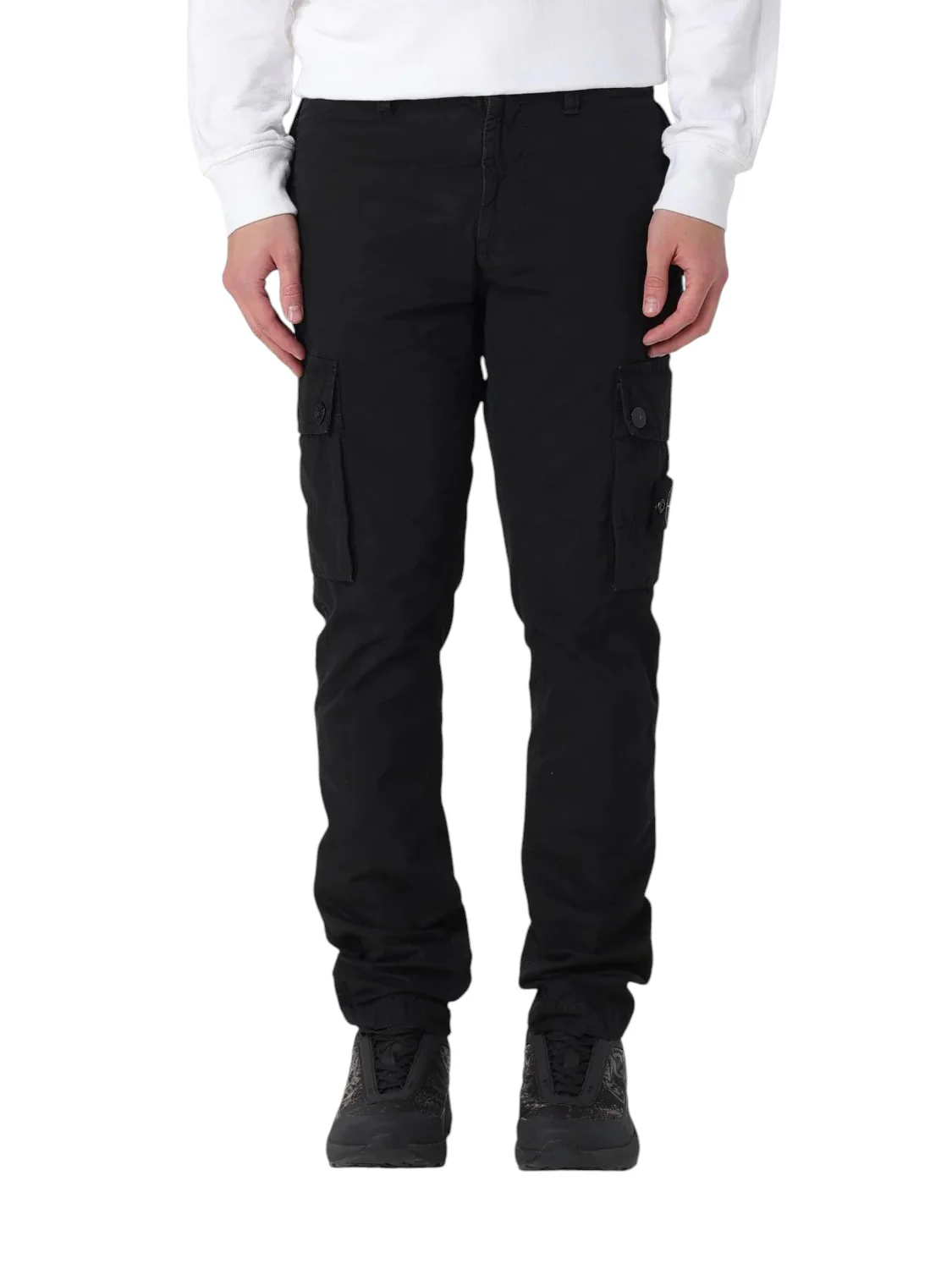 303L1 Old Cargo Trousers Black SI0187-BK