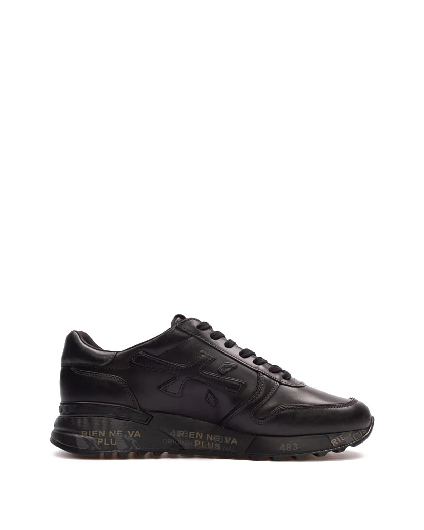 Premiata Mick 7108 Leather Sneakers Black