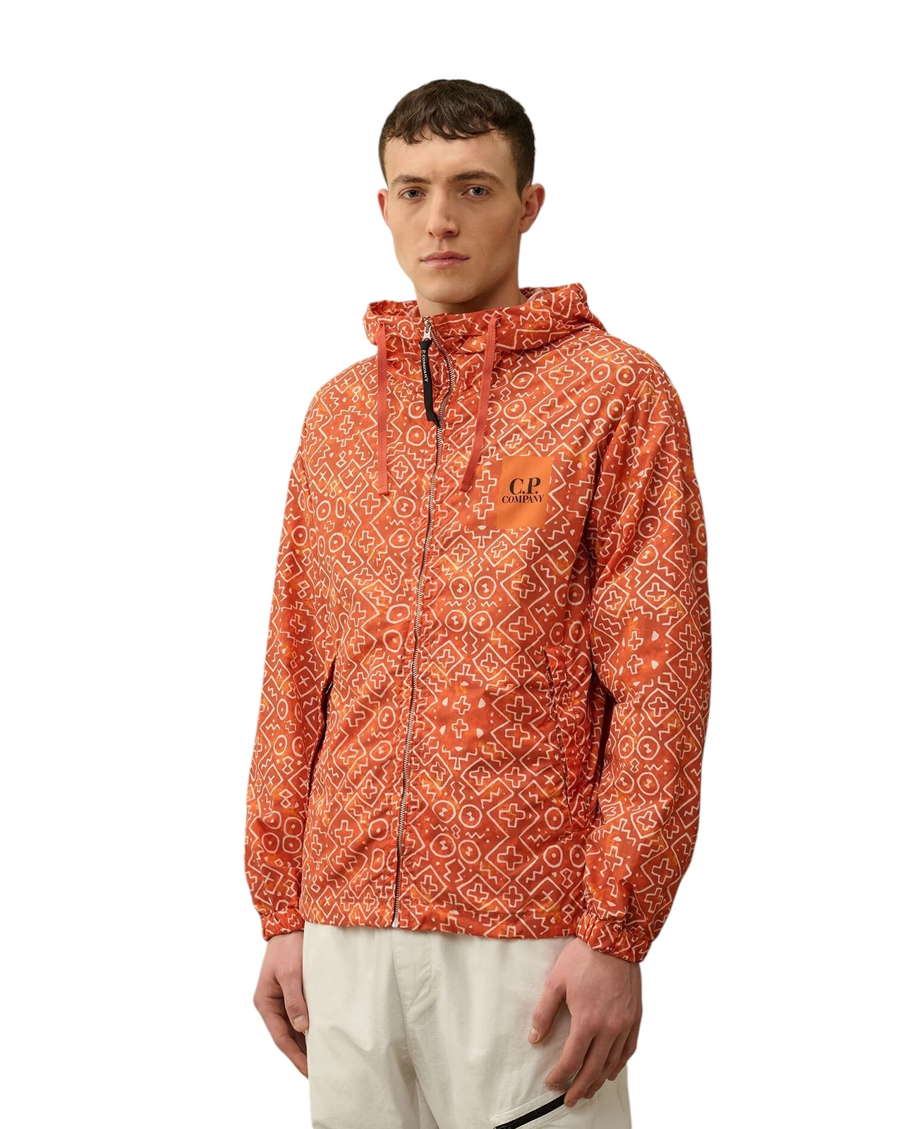C.P. Company Flatt Nylon Inca Goggle Jacket Red