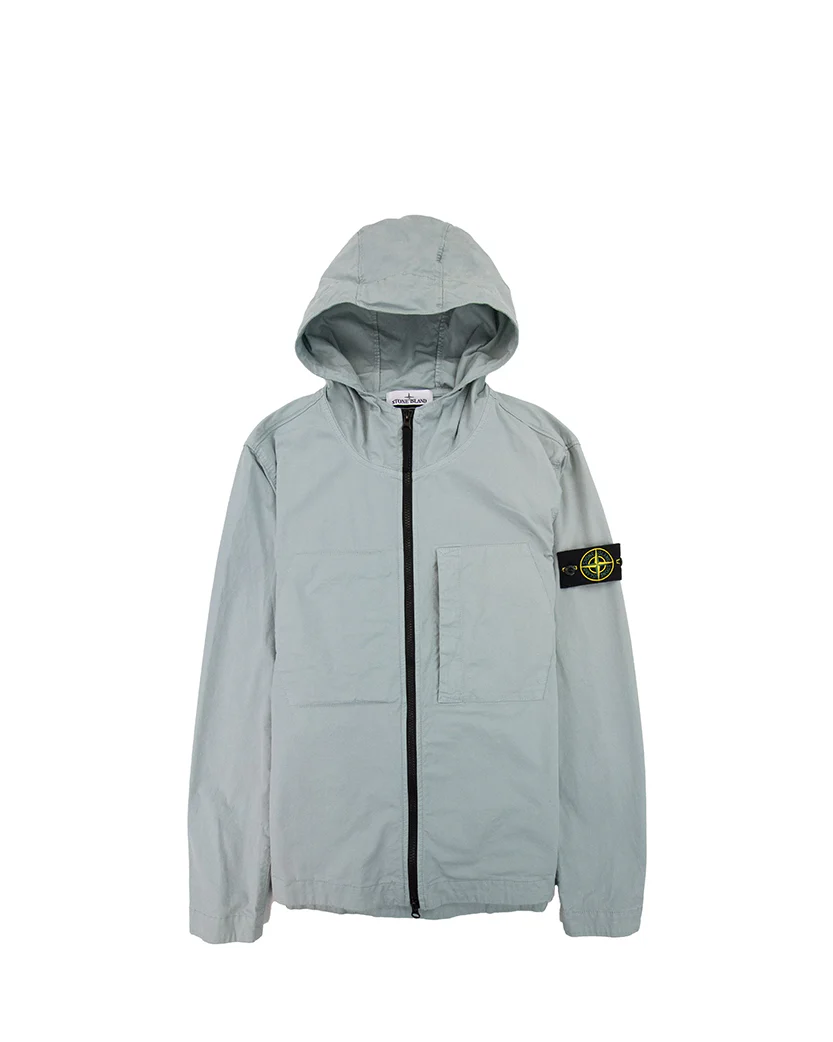 43310 Supima Cotton Overshirt Sky Blue SI0244-SBL