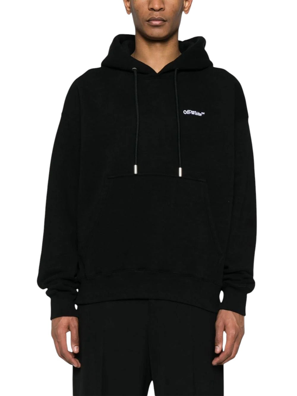 Off-White Tattoo Arrow Skate Hoodie Black