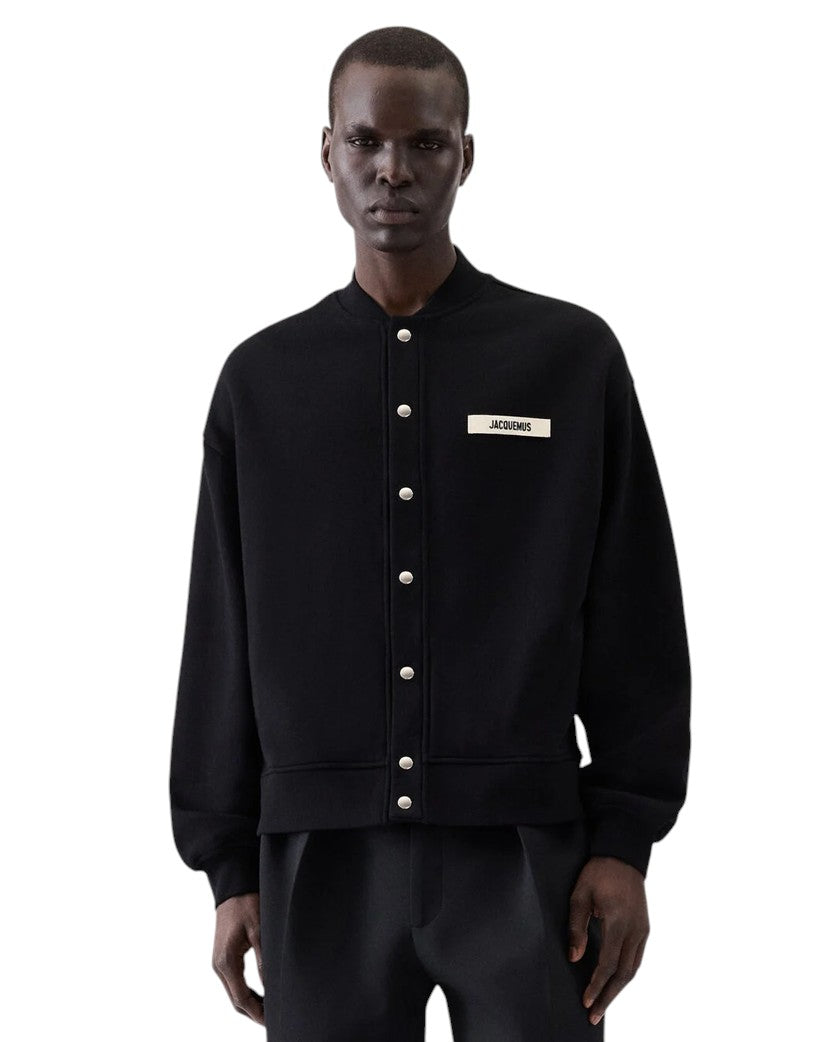 Jacquemus The Gros Grain Cardigan Black