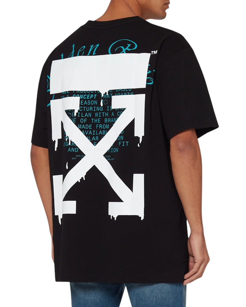 Off-White Dripping Arrow T-Shirt Black