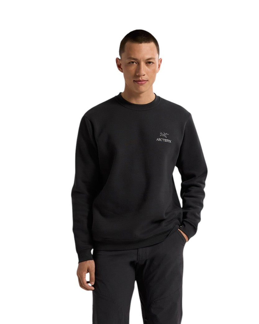 Arc'teryx Emblem Fleece Crew Neck Pullover Black