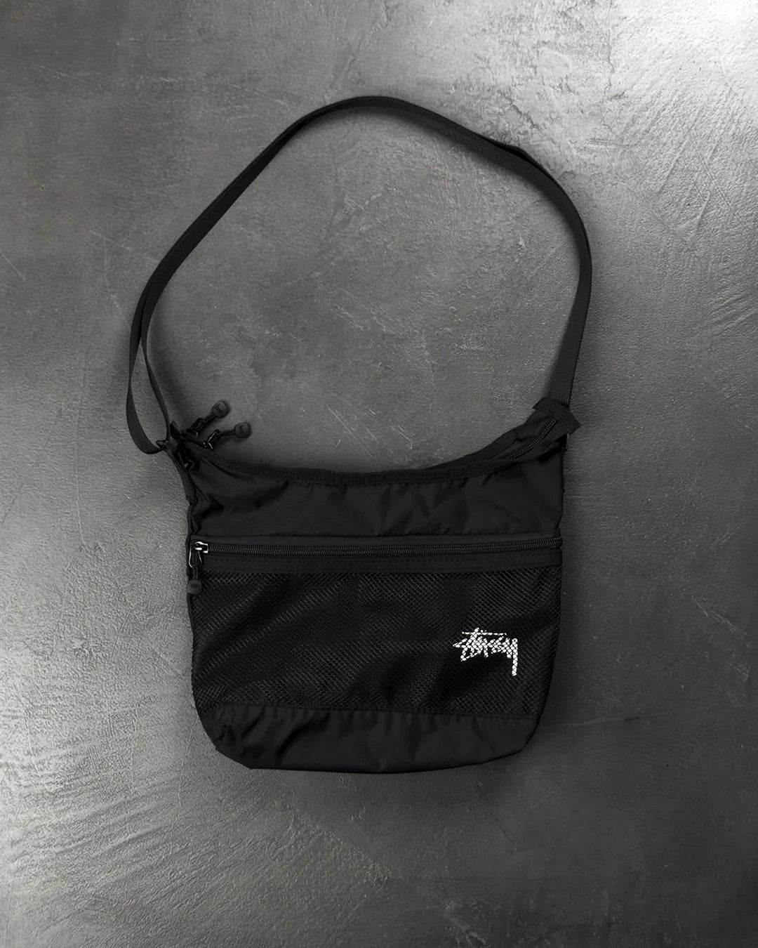 STUSSY Lightweight Shoulder Bag Black