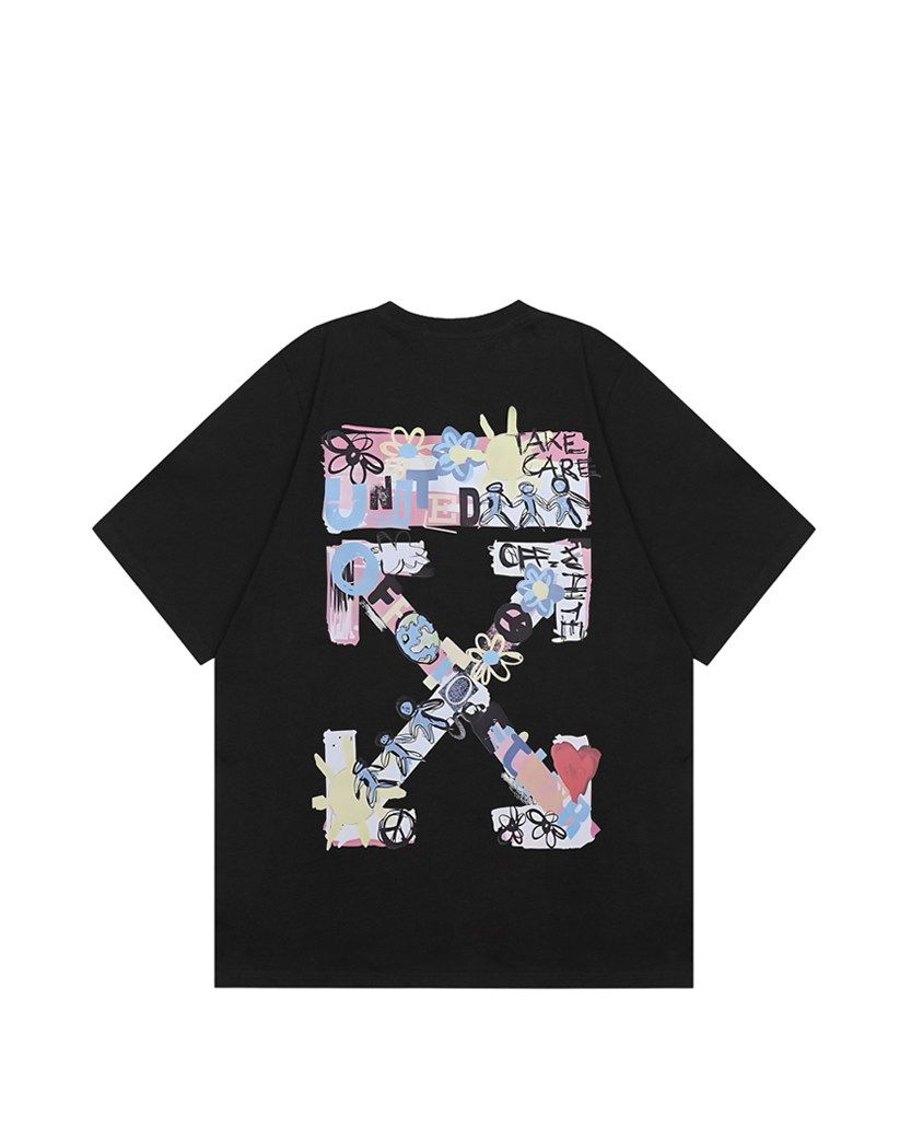 Off-White Colorful Arrows T-Shirt Black