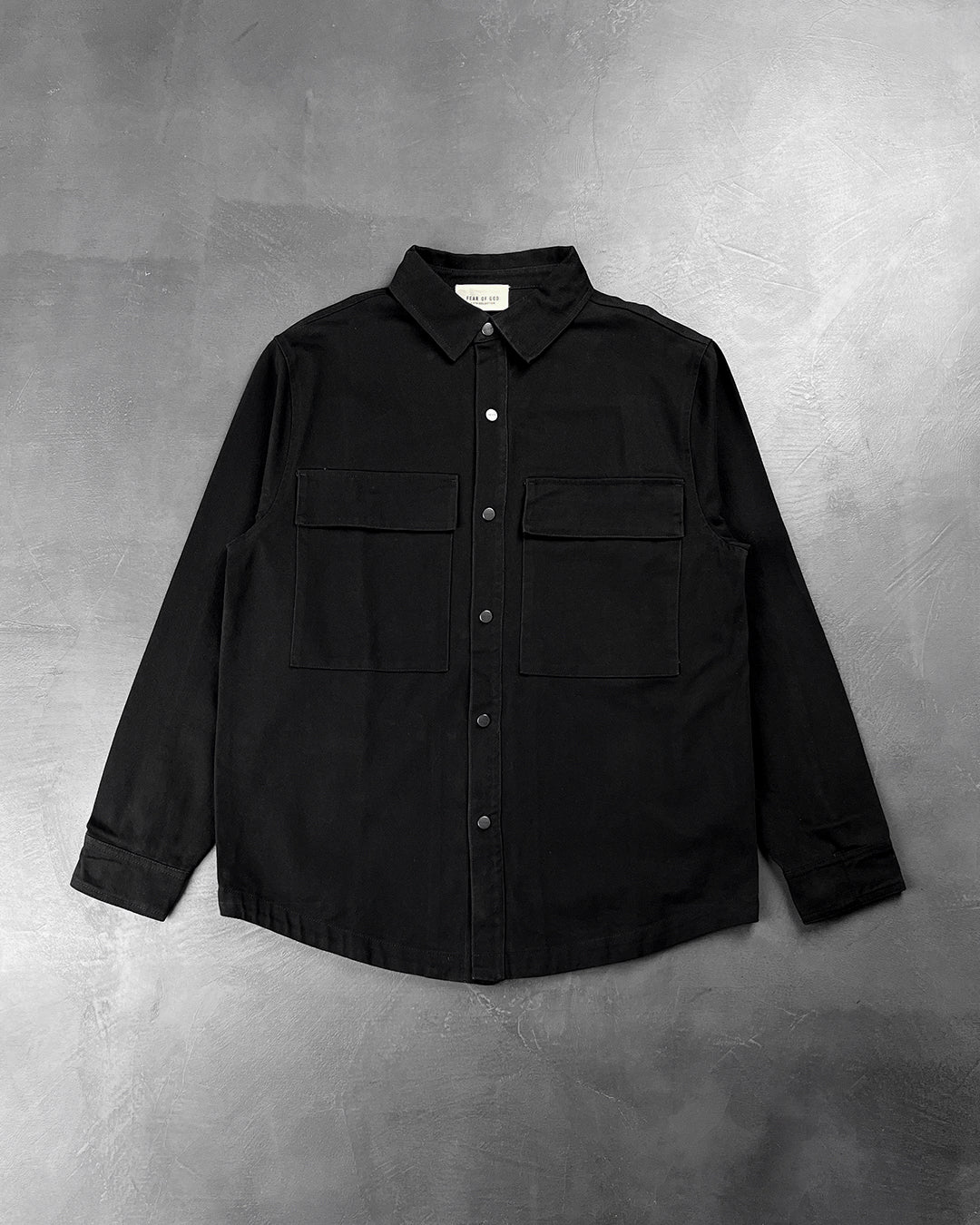 Fear Of God Heavy Cotton Shirt Black