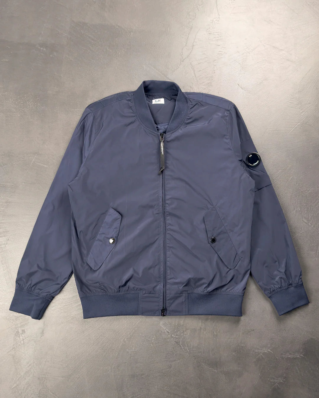 C.P. Company Nycra Arm Lens Bomber Jacket Navy