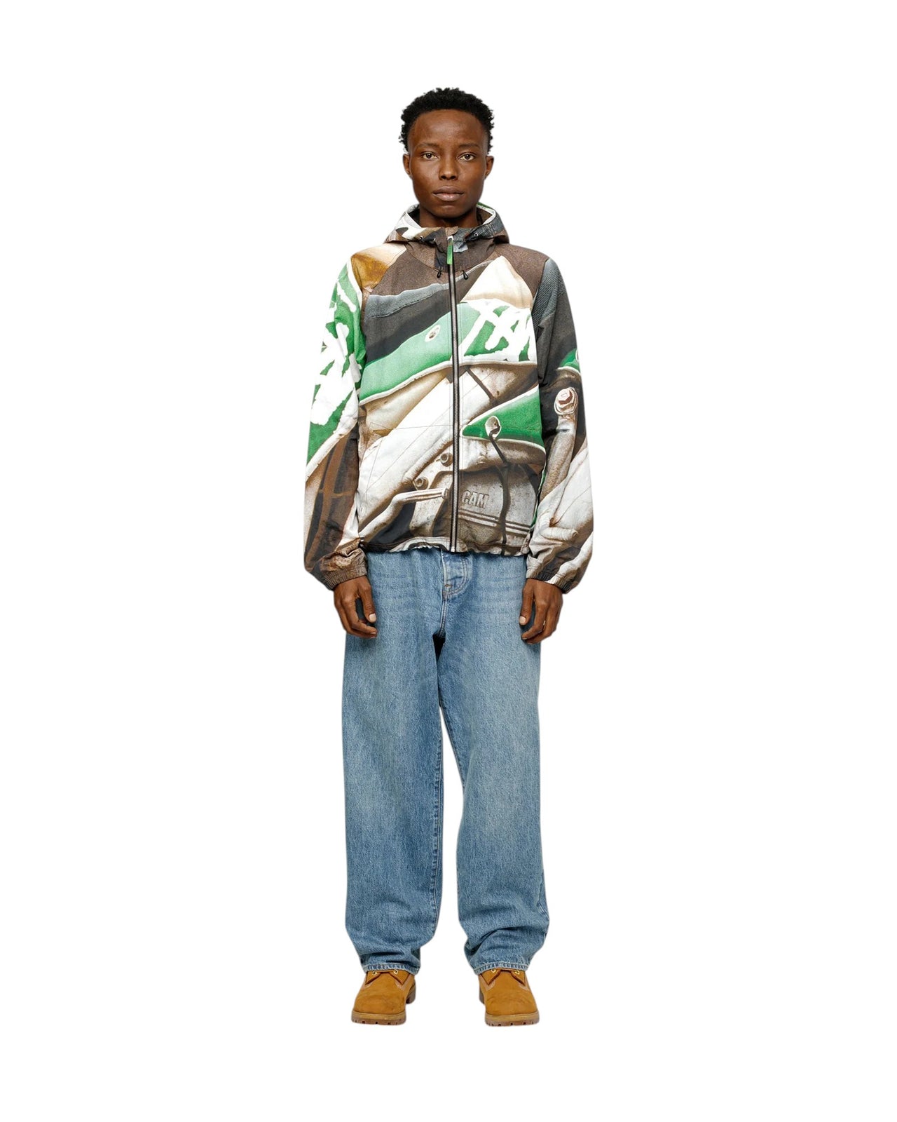 STUSSY Beach Shell Jacket Baja Print