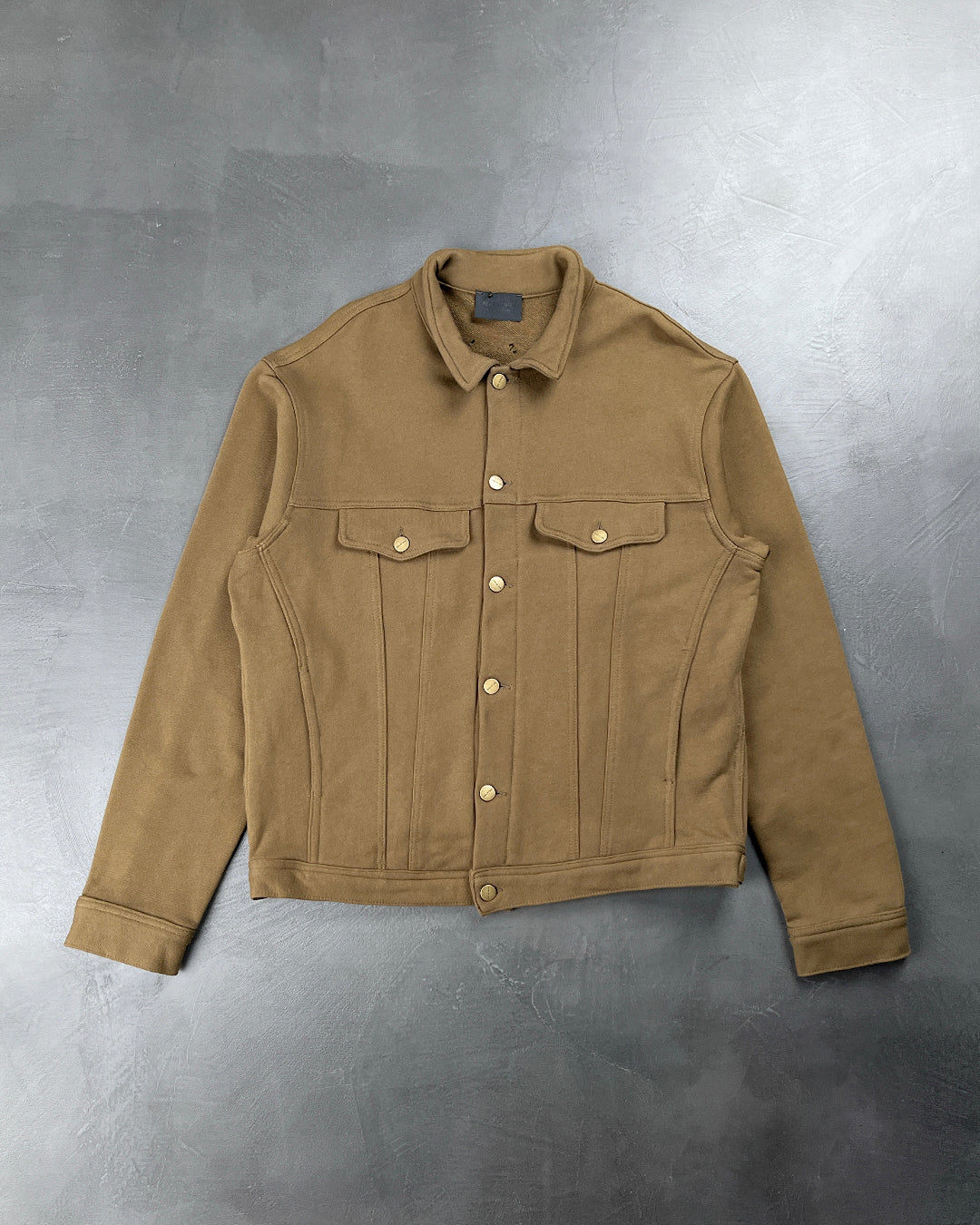 Fear Of God Fleece Trucker Jacket Dark Brown