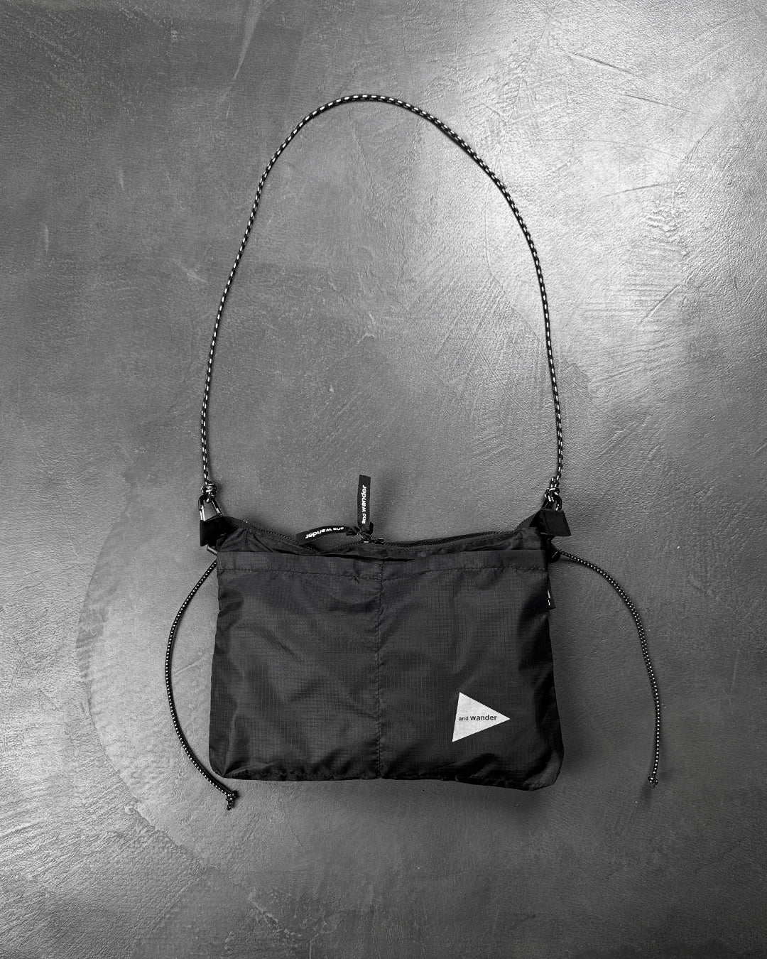 And Wander Sil Sacocha Shoulder Bag Charcoal