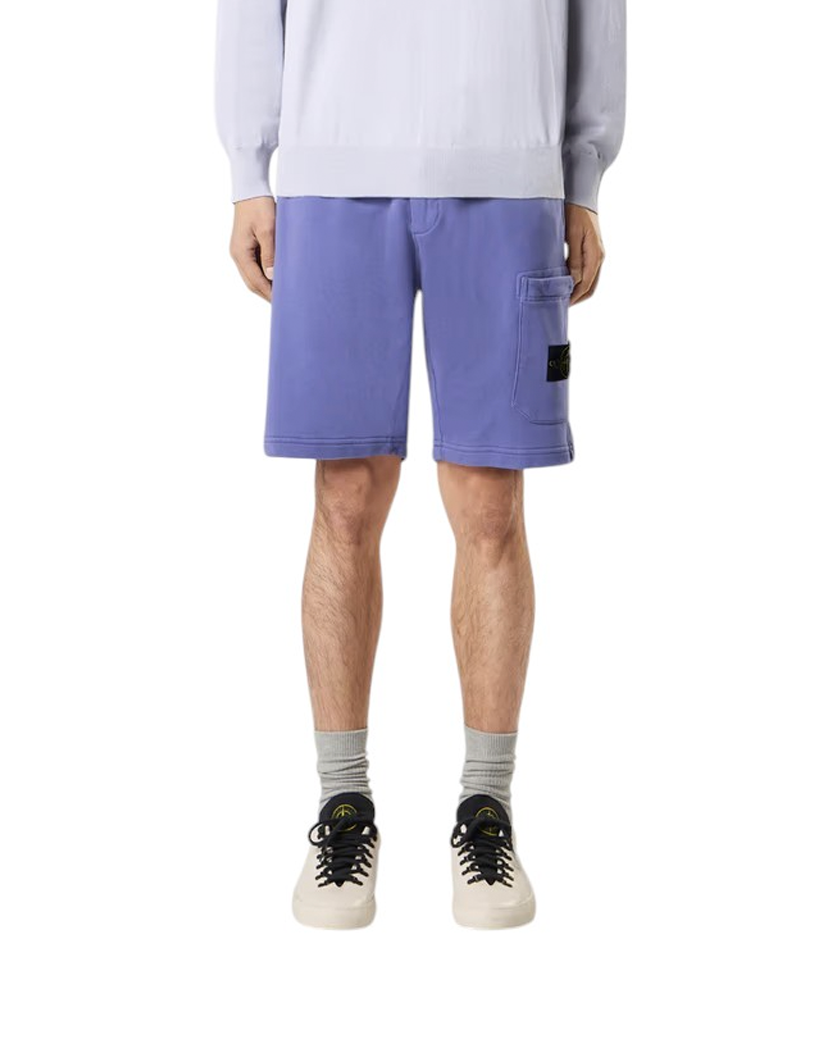 64651 Garment-Dyed Cotton Shorts Lavender SI0167-LR
