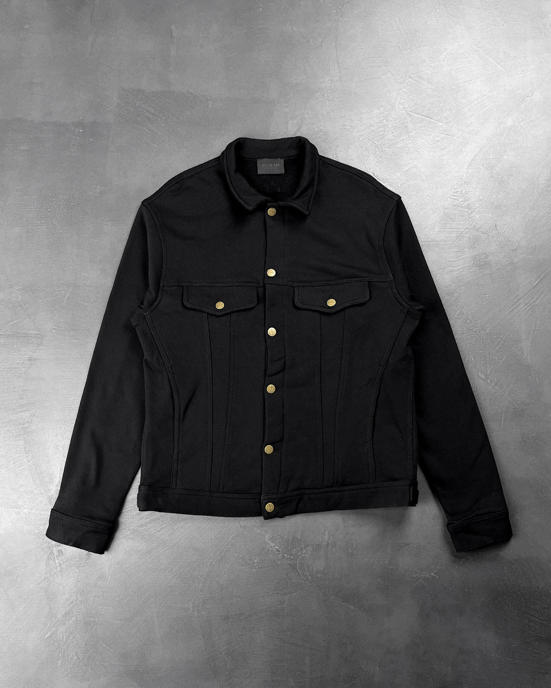 Fear Of God Fleece Trucker Jacket Black