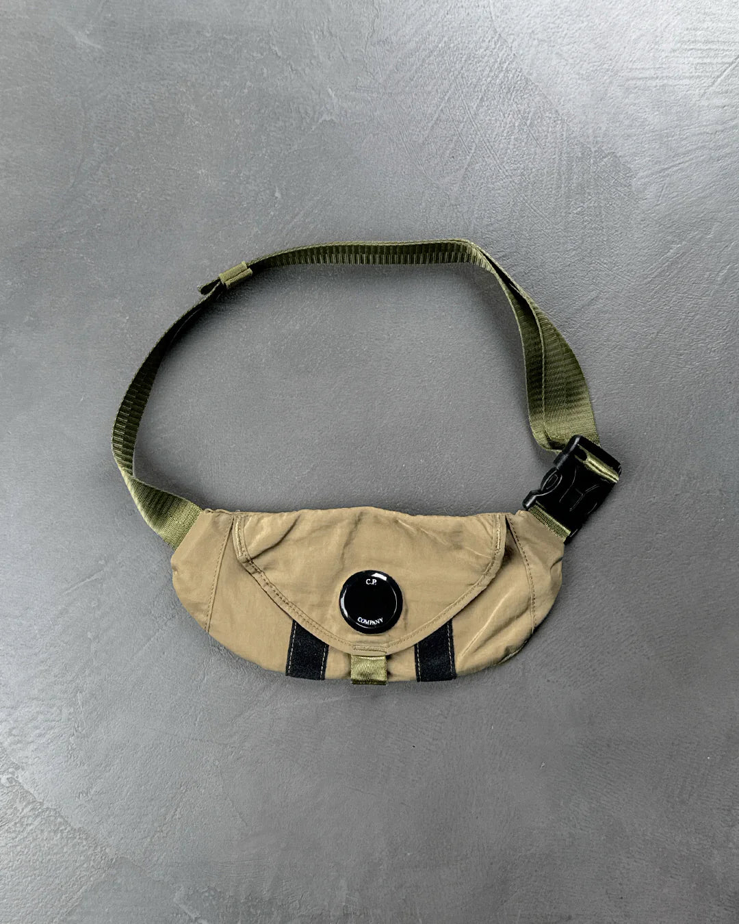 C.P. Company Nylon B. Crossbody Lens Mini Pack Olive