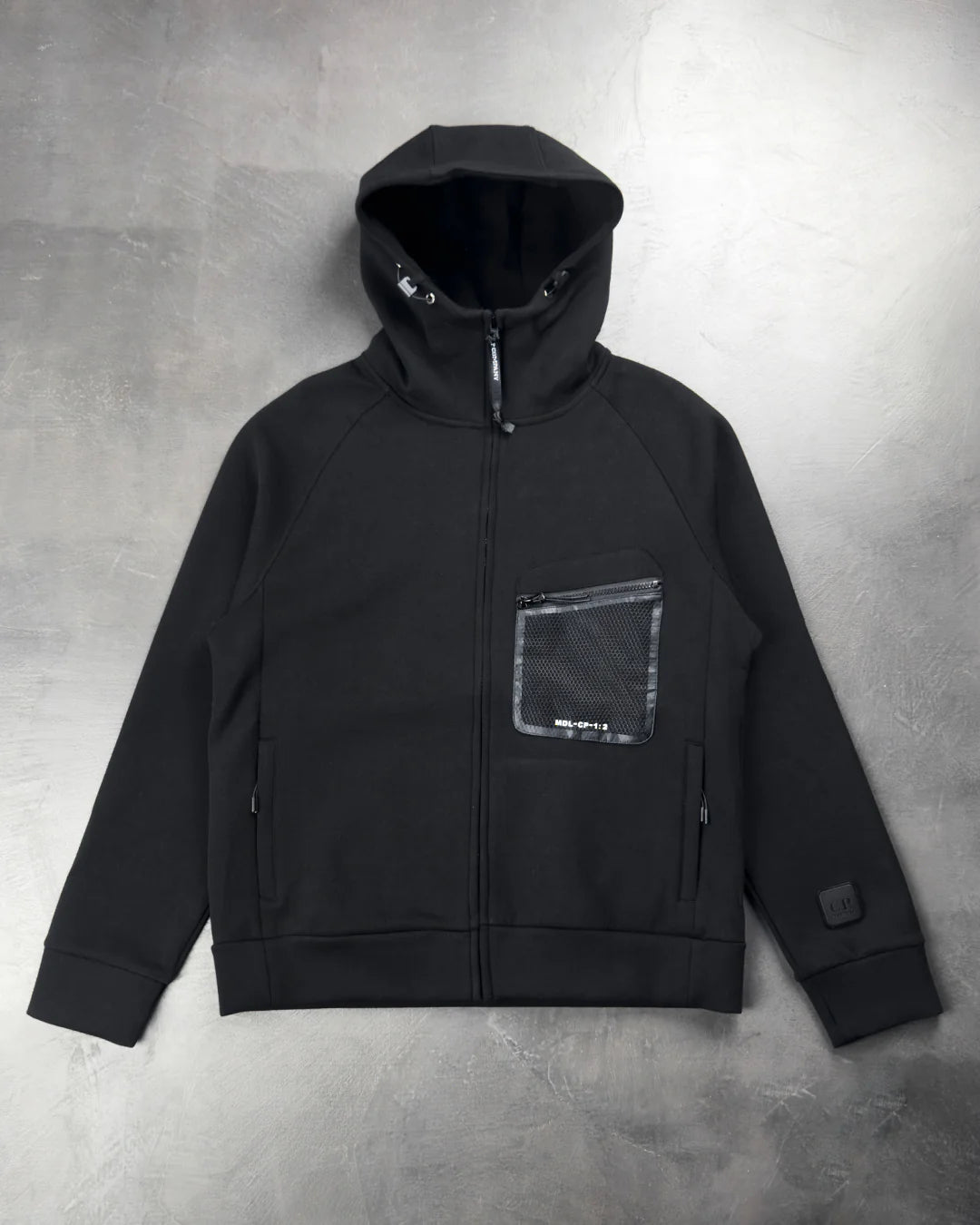 C.P. Company 22FW Zip Hoodie Black