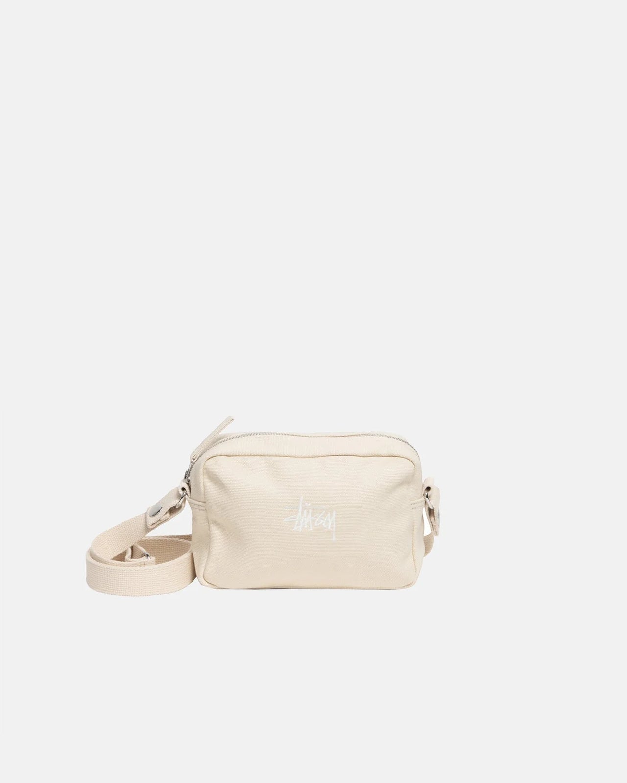 STUSSY Canvas Side Pouch Natural