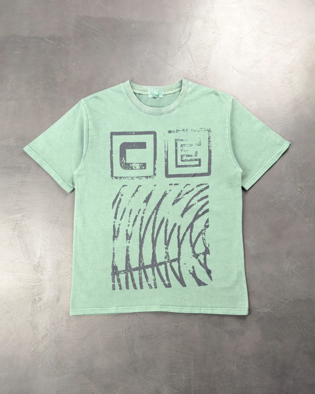 CAV EMPT OVERDYE STAMP T-SHIRT GREEN CAV128