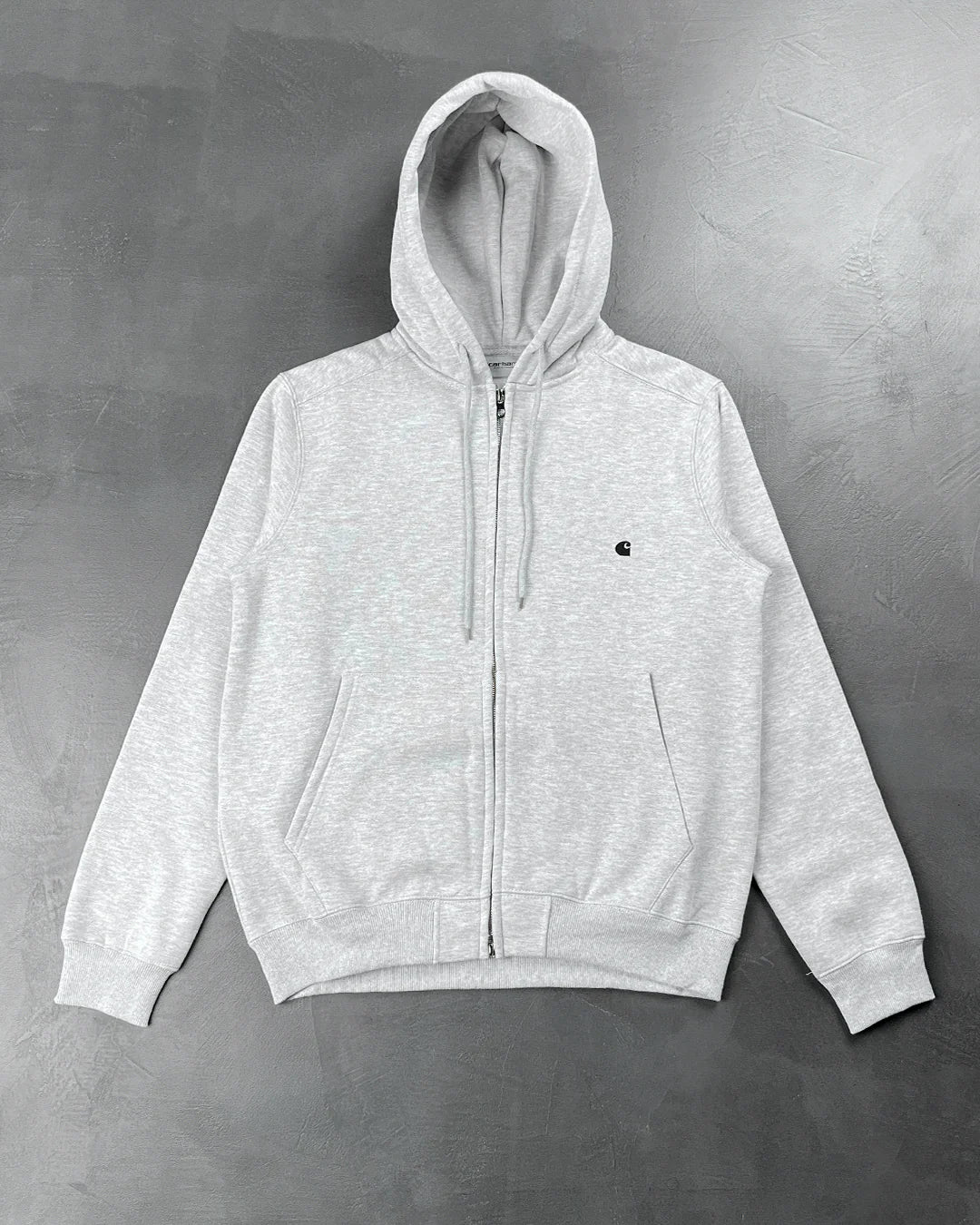 Carhartt WIP Zip Hoodie Grey Melange