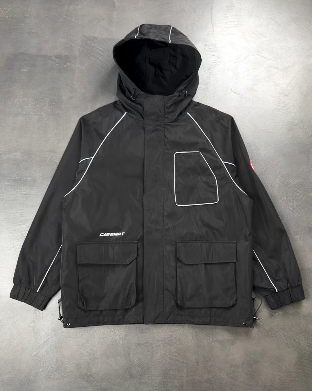 CAV EMPT Windbreaker Jacket Black CAV142