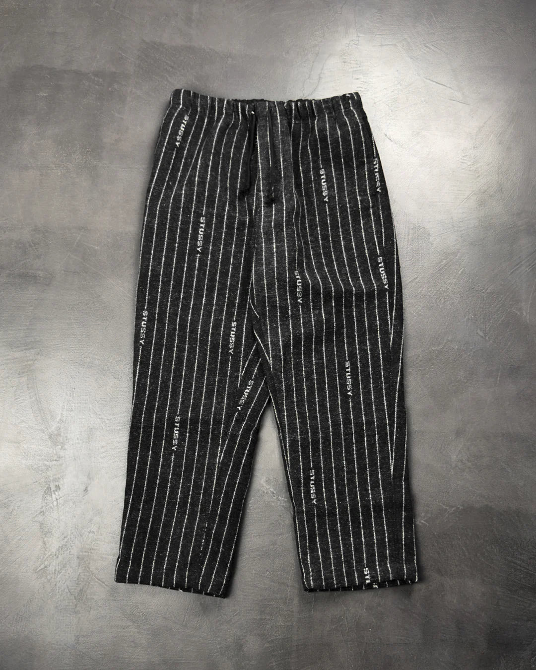 Nike x Stussy Stripe Wool Pants Black