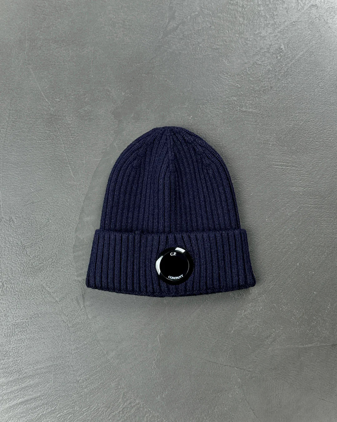 C.P. Company Lens Beanie Navy