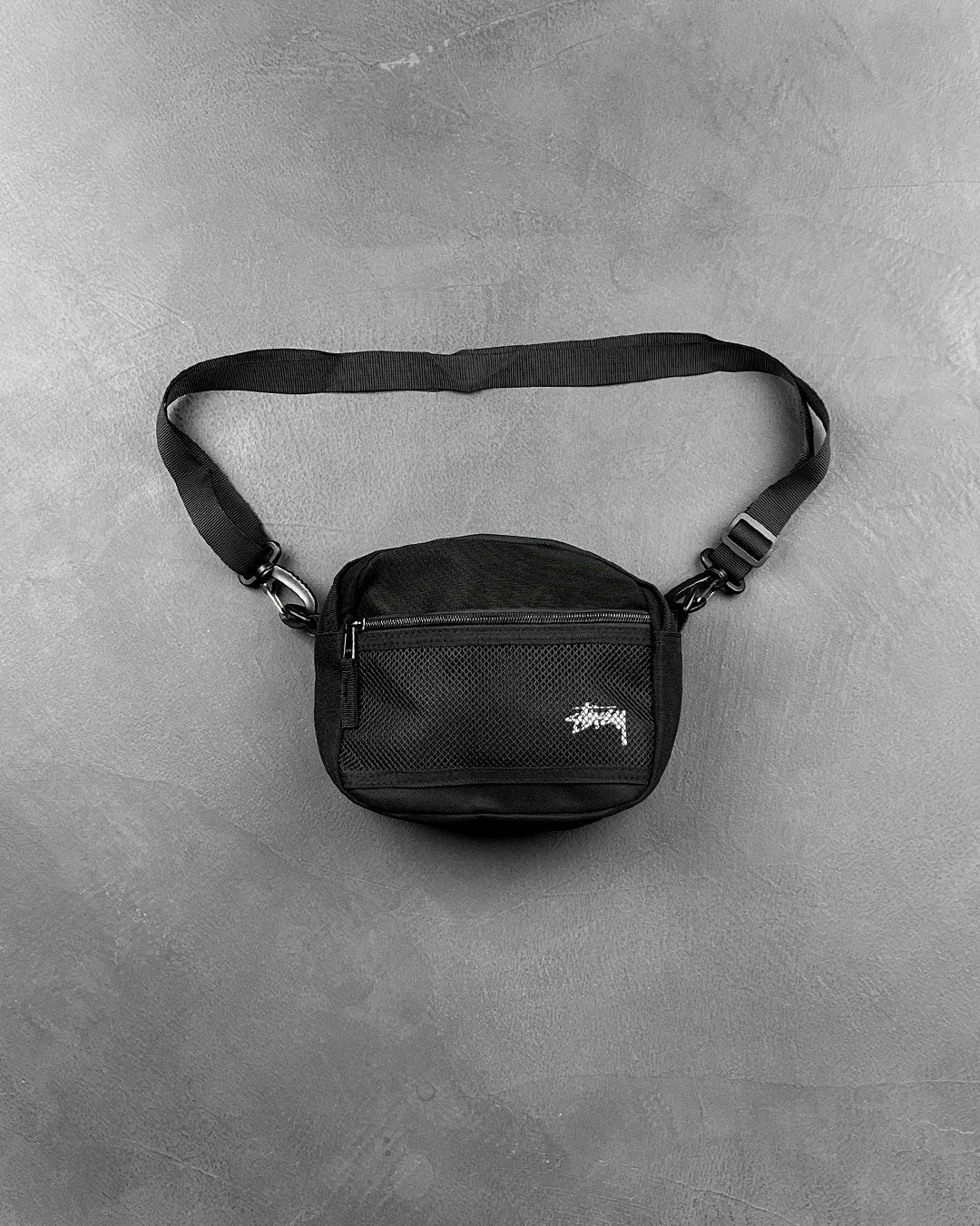 STUSSY Stock Pouch Black