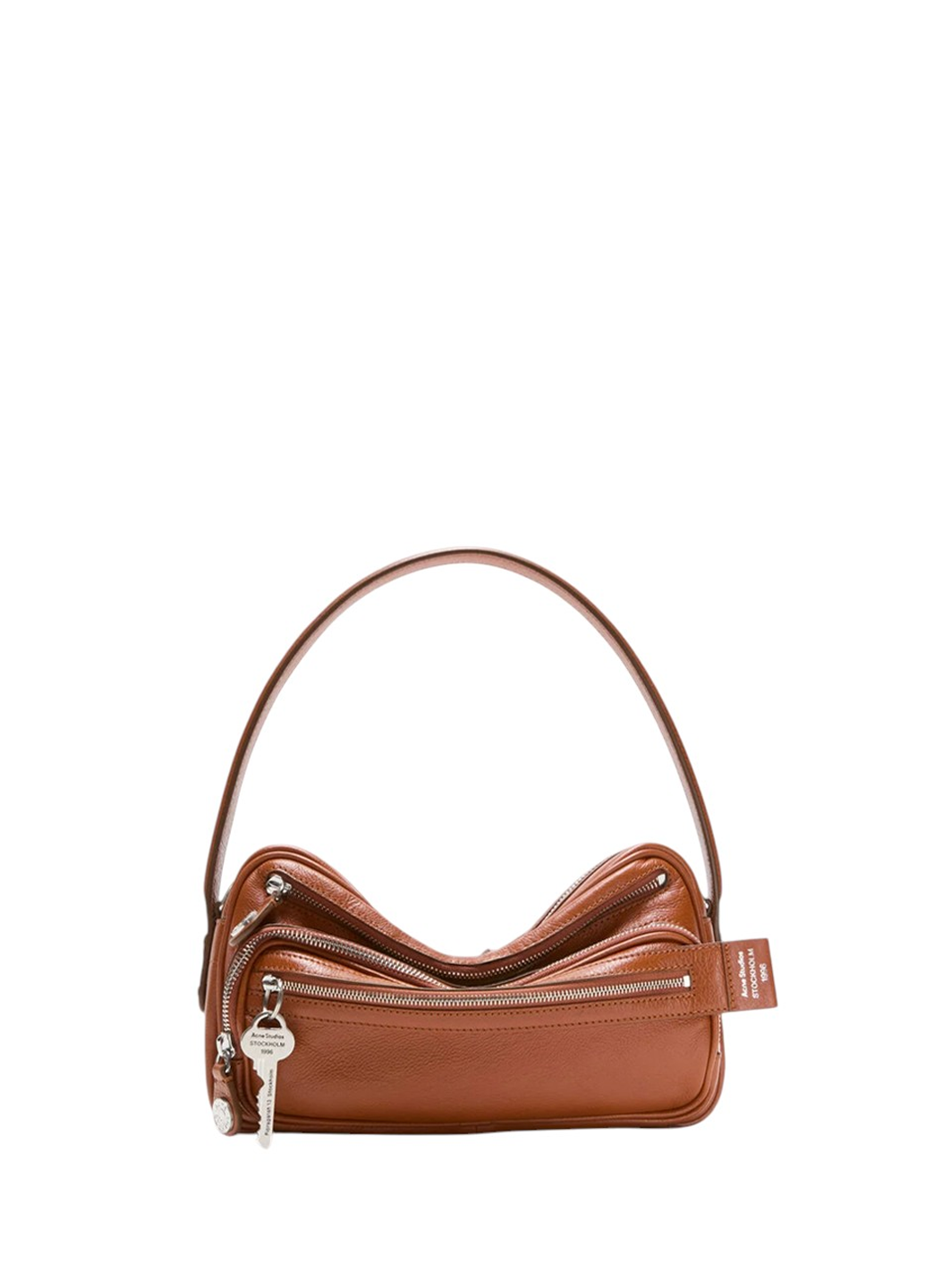 Acne Studios Camero Party Shoulder Bag Cognac Brown