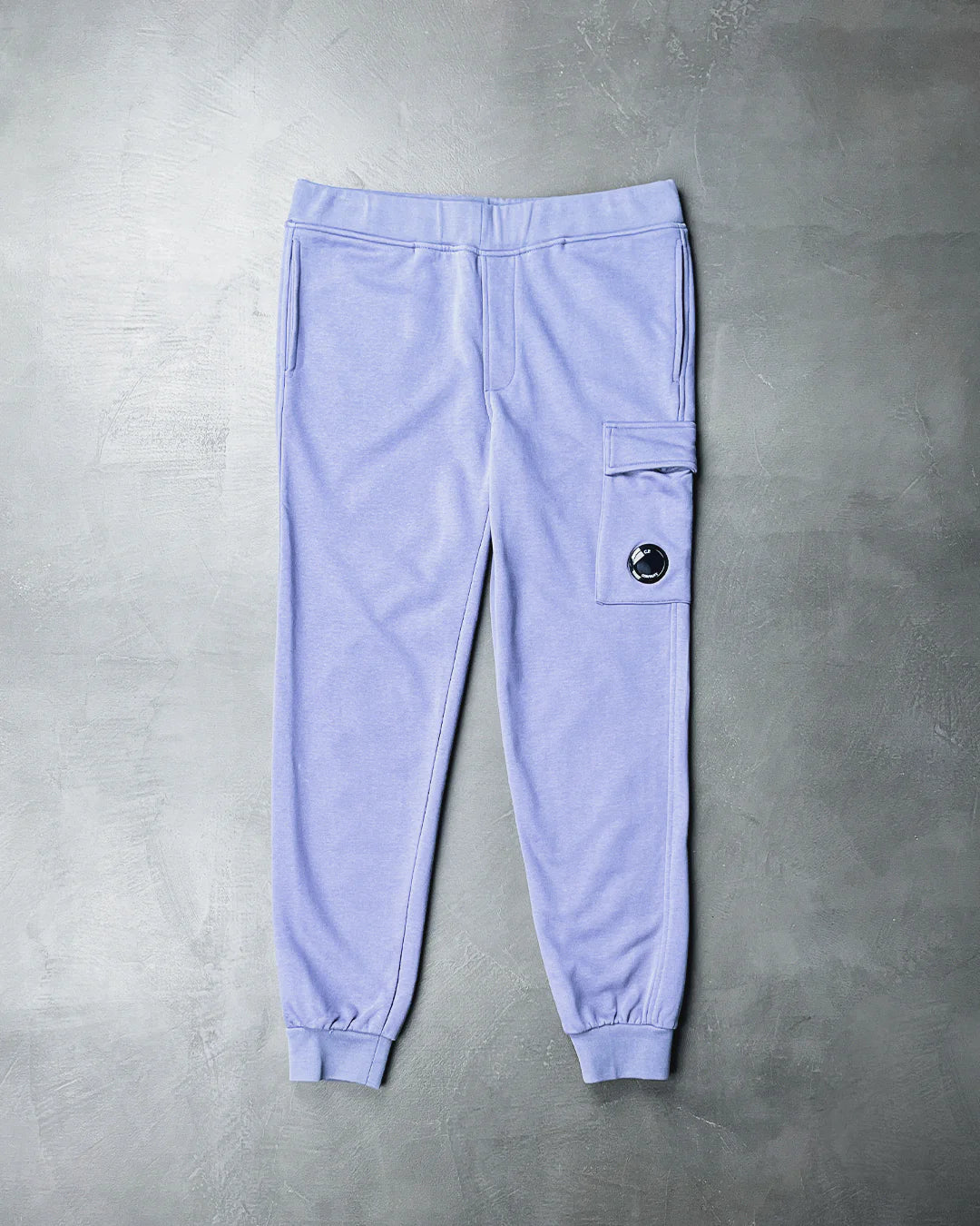 C.P. Company Diagonal Raised Fleece Lens Sweat Pants Avio Blue