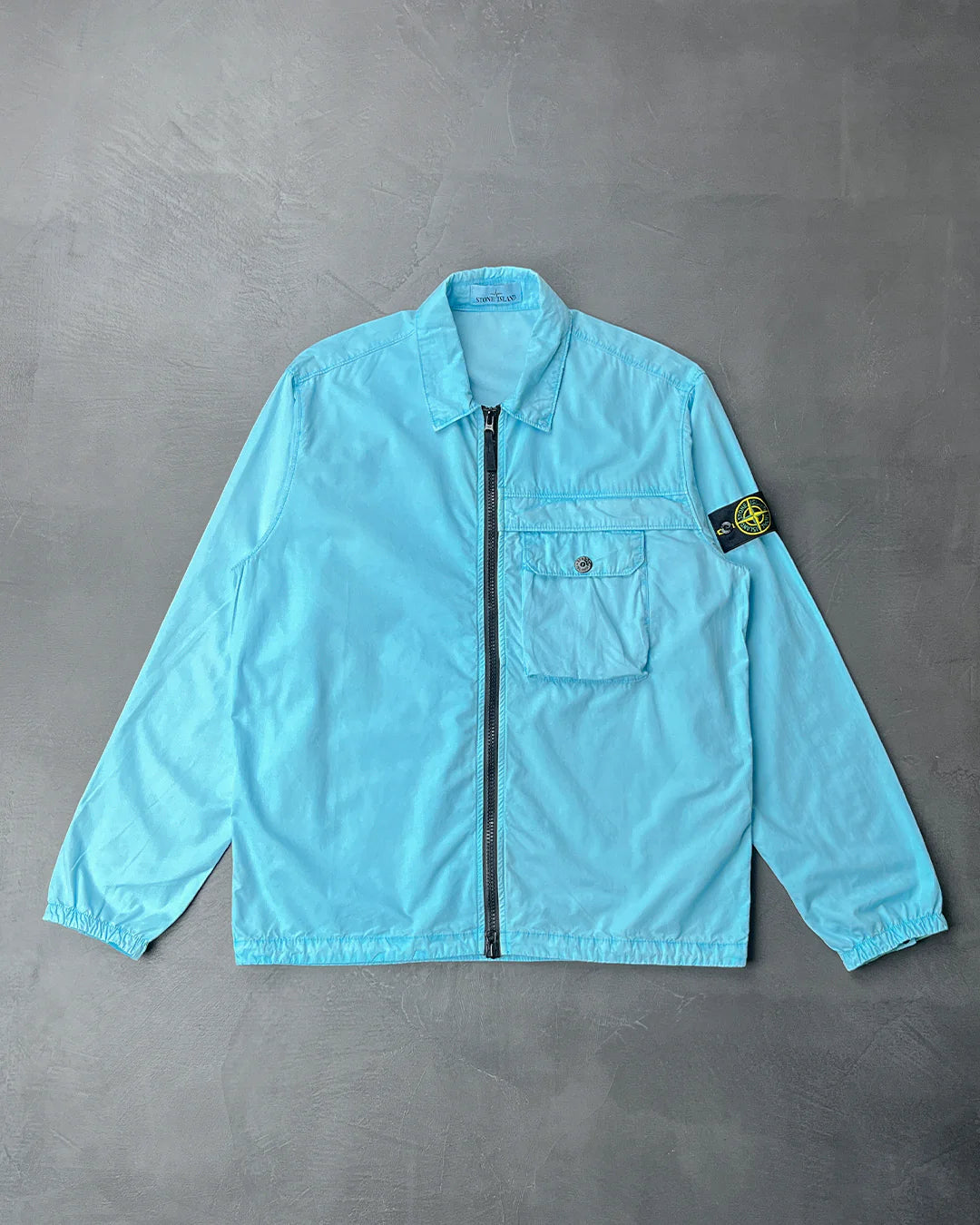 Cold Dye Overshirt Aqua SI0102-AQ