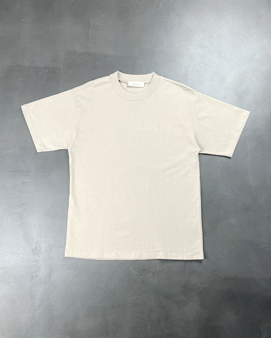 Fear Of God Essentials Cotton Jersey T-shirt Light Grey